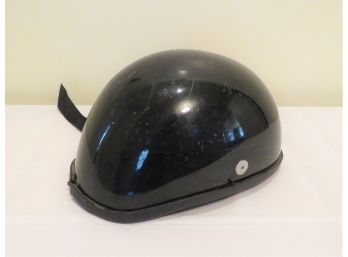 Vintage Black Half Helmet Motorcycle