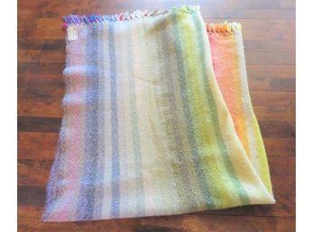 Striped Colorful 3 Weavers Wool Blanket