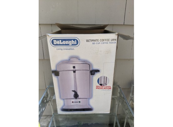 DeLonghi Electric 60 Cup Coffee Maker - Gently Used