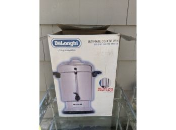DeLonghi Electric 60 Cup Coffee Maker - Gently Used