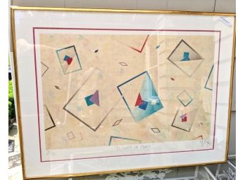 'Flights Of Fancy' Framed Abstract Artwork Signed And Numbered By Stephen Sholinsky