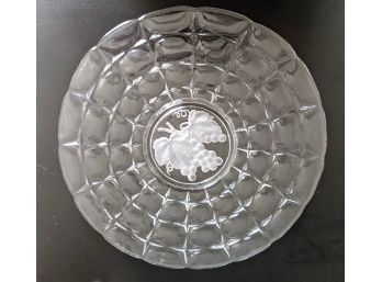 Exceptional Glass Serving Plate