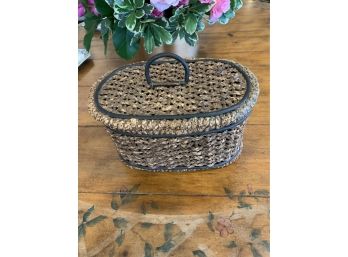 Cute Antique Sewing Basket