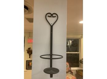 Cute Heart Shaped Candle Holder/ Wall Sconce