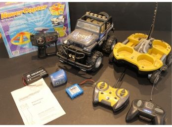 Mixed Lot Of Vintage RC Radio Controlled Trucks, Hover Copter & More