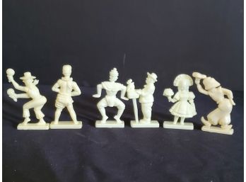 Vintage 1950s Cereal Premium Toys - Dancers From Around The World