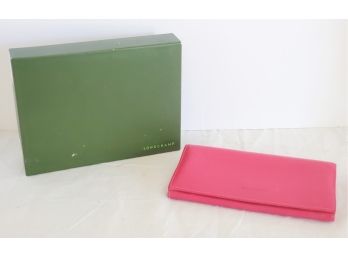 New Longchamp Ladies Pink Wallet