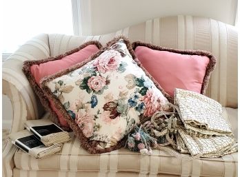 Pillows, Linens, Curtains