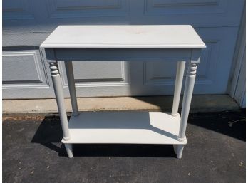 Nice Wood White Sofa / Foyer Accent Table