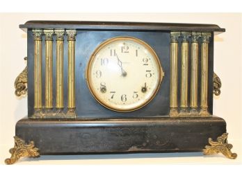 Antique E. Ingraham Of Bristol CT Mantel Clock - Untested