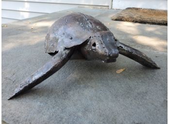 Cute Metal Decorative Turtle Figurine