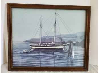 Anthony M. Bottonelli Framed Sailboat Print