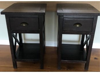 Pair Of One Drawer Tables