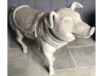 Large Cement Pig
