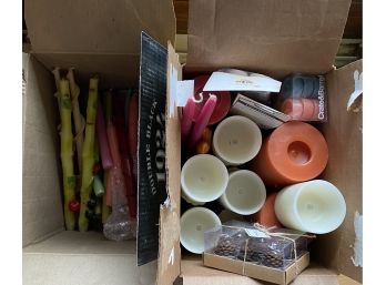 Two Boxes Of Candles
