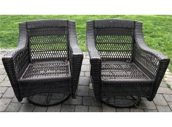 Two Swivel Chairs