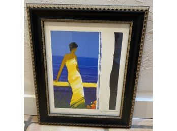 Framed Signed And Numbered Lithograph
