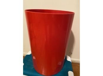 RED Waste Bucket  By Ingrid Chicago