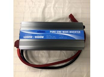 GIANDEL 4000W Heavy Duty Pure Sine Wave Power Inverter DC24V To AC120V With 4 AC Outlets / PS-4000QAR/24V