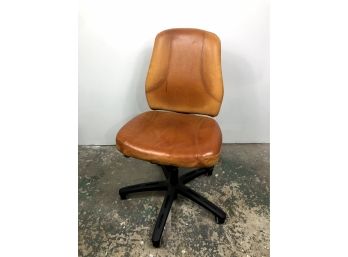 Tanned Leather Desk / Office Chair