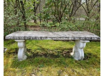 Cast Stone Bench Imported From Portugal
