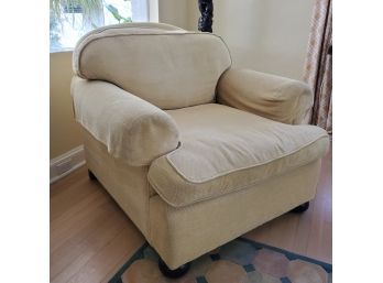 Comfortable Chenille Club Chair