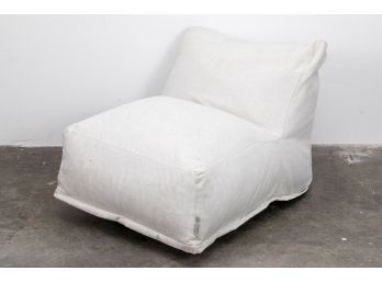 (73) Majestic Home Goods Indoor Bean Bag Lounger In White