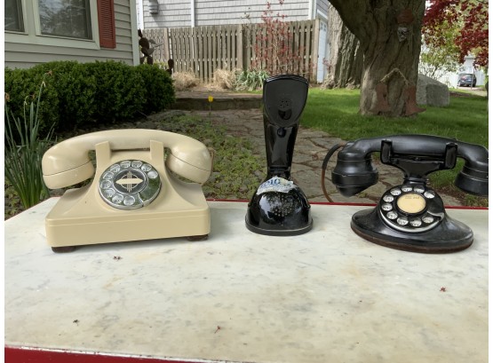 Three Unique & Vintage Telephones