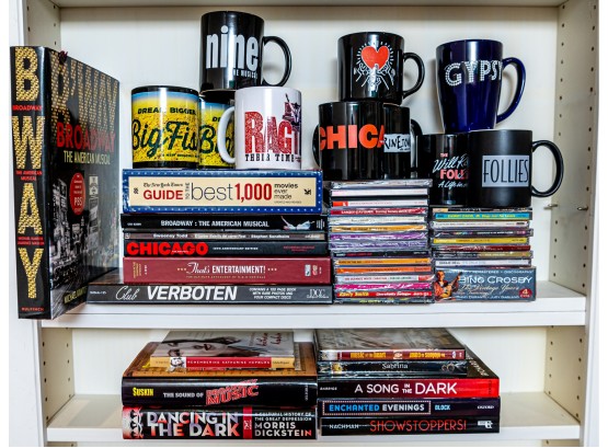Broadway Collectible Mugs, Cd's And Books