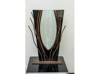 Very Cool Art Deco Art Glass Vase
