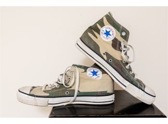 CONVERSE All Star High Top Army Camouflage Size 9 Men - One Pair