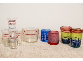 Colorful Vintage Glassware