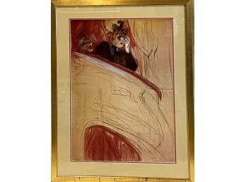 Toulouse- Lautrec 'The Box With The Golden Mask' Print