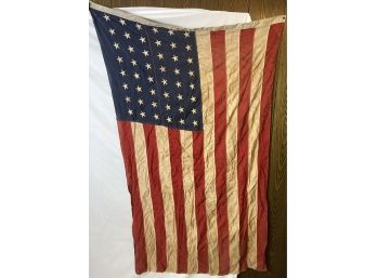 48 Star Bulldog Bunting United States American Flag Sewn Stars & Stripes