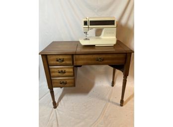Singer Sewing Table With Sewing Machine