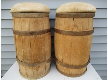 Wood Barrels From Local Cooperage 1990s