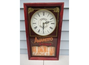 Ameretto E Dolce Battery Operated Clock - Works