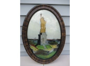 Statue Of Liberty Reverse Painting