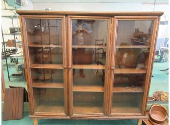 Antique Cabinet With Glass Doors