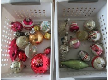 Vintage Christmas Ornaments - Lot A