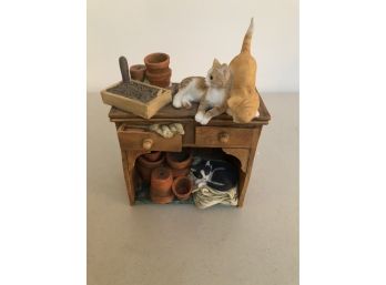 Three Kittens Figurine