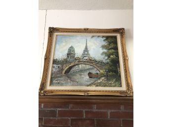 Signed Gold Framed Painting
