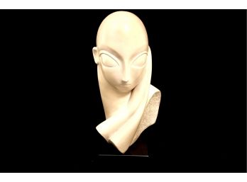 Vintage 1960's Mademoiselle Pogany MCM Sculpture Austin Productions Brancusi Replica