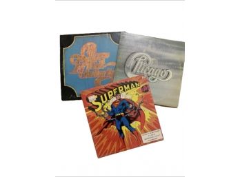 Three Vintage Vinyl Records