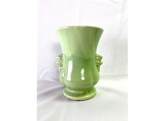 Mid-Century Green Ceramic Vase