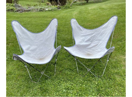Vintage Mid-Century Butterfly Chairs