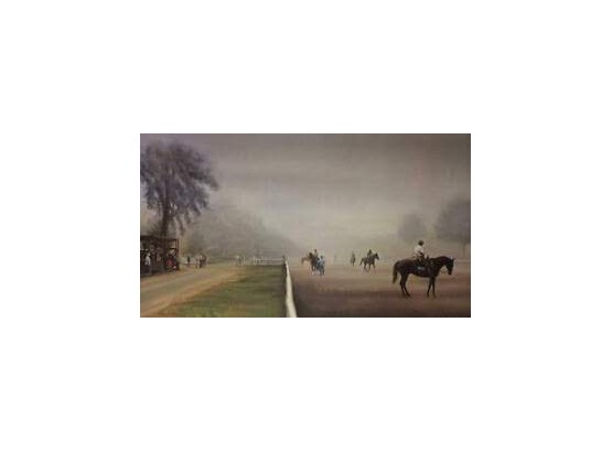 Anthony Alonso Signed And Numbered Framed & Matted Offset Lithograph 'Misty Panorama'