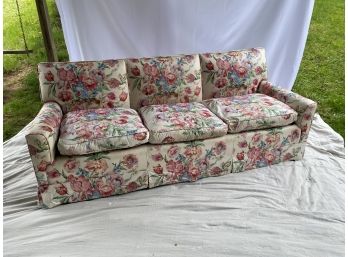 1990s Vintage Floral Chintz Sofa By Robert Blacker Interiors