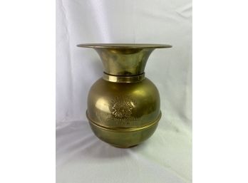 Vintage Brass Spittoon