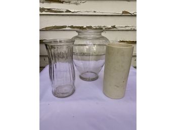 Mixed Lot Of Glass Vases